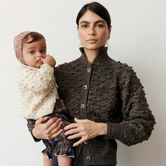 Misha And Puff Sweaters - NWOT Misha And Puff Bark Popcorn Polo Cardigan